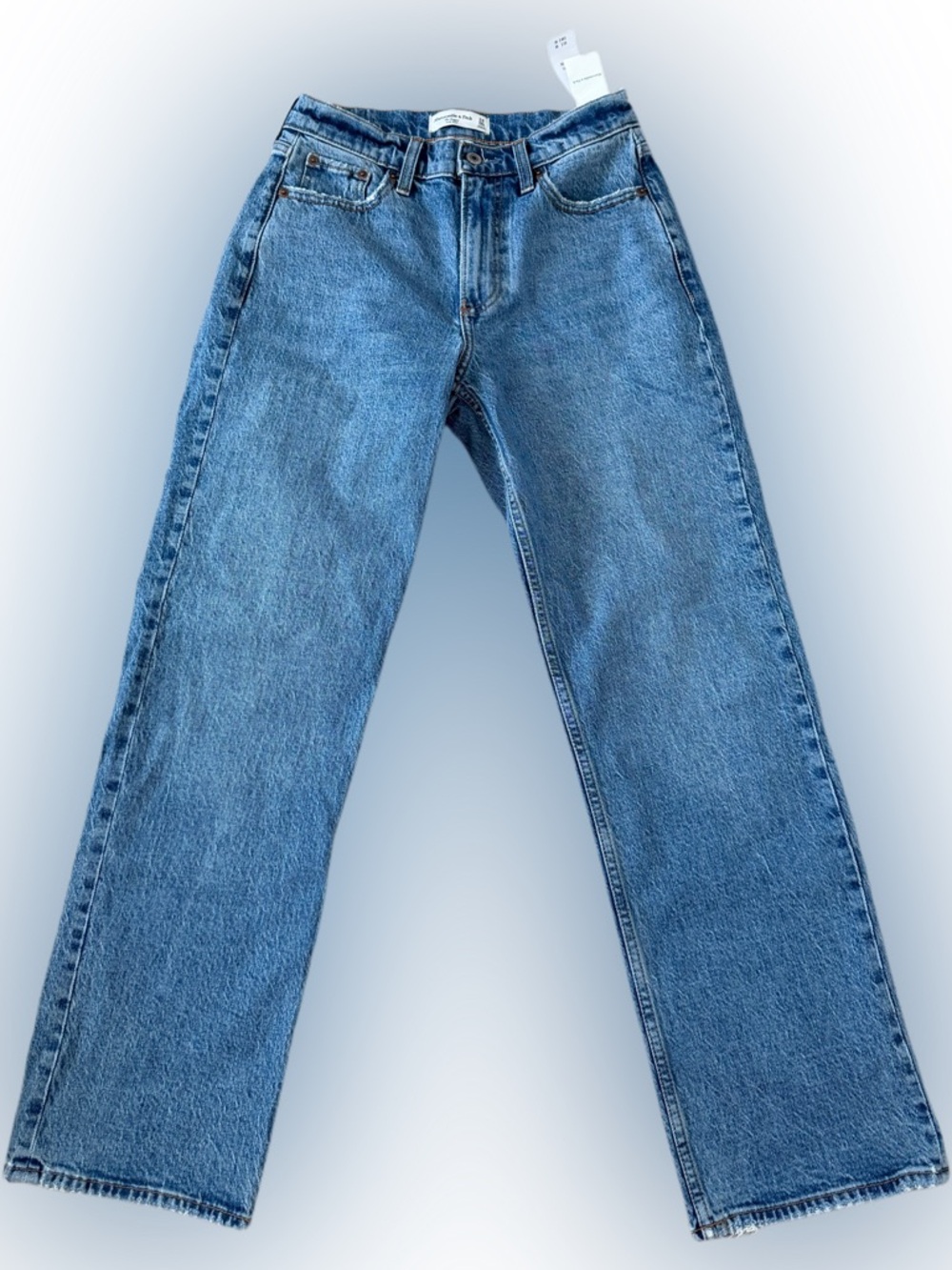 Abercrombie & Fitch jeans low rise The Baggy Curve Love womens 24 short